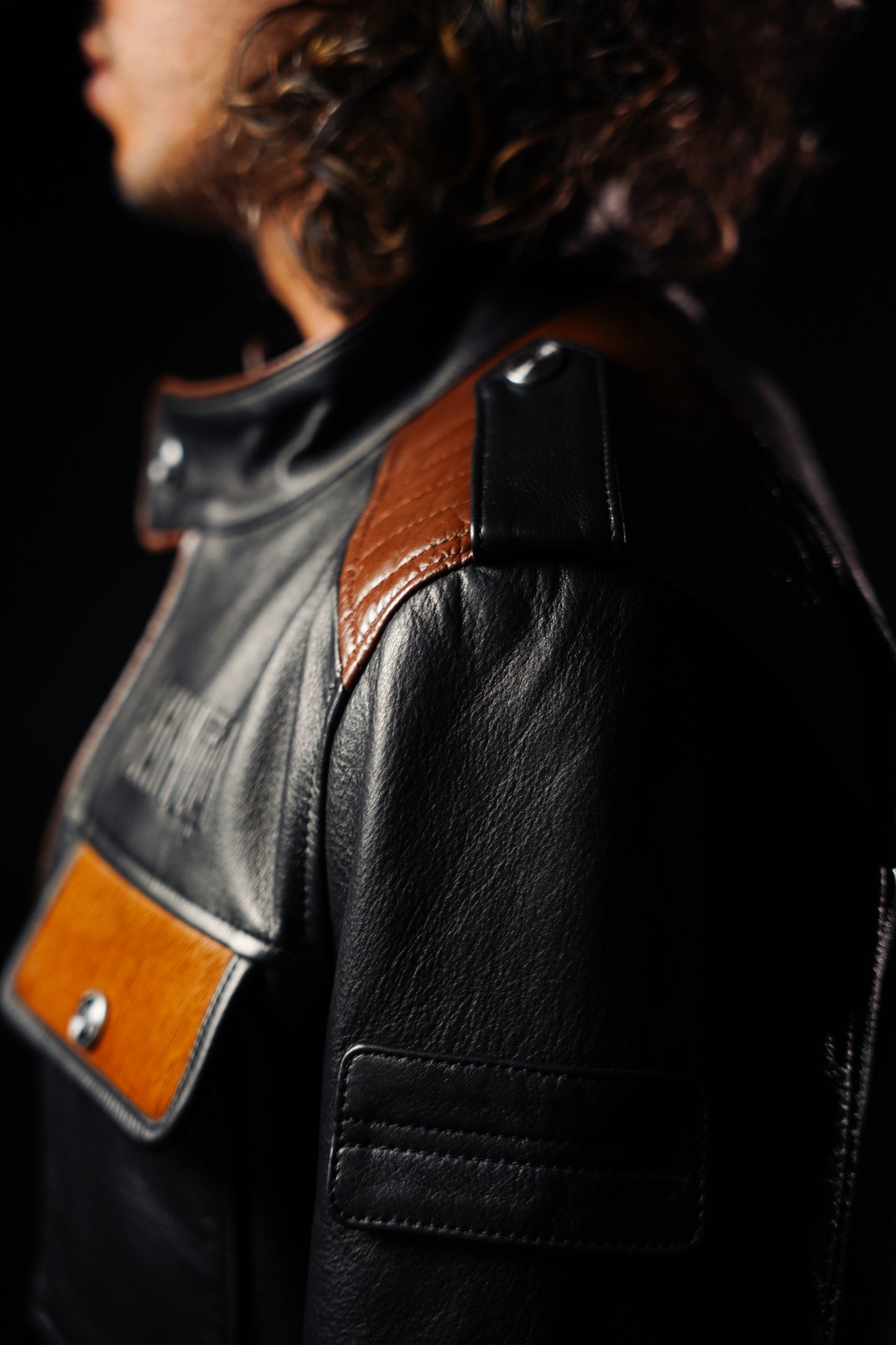 ETHNiQ Premium Leather Motorcycle Jacket with Custom Embroidery (PRE-ORDER AVAILABLE)