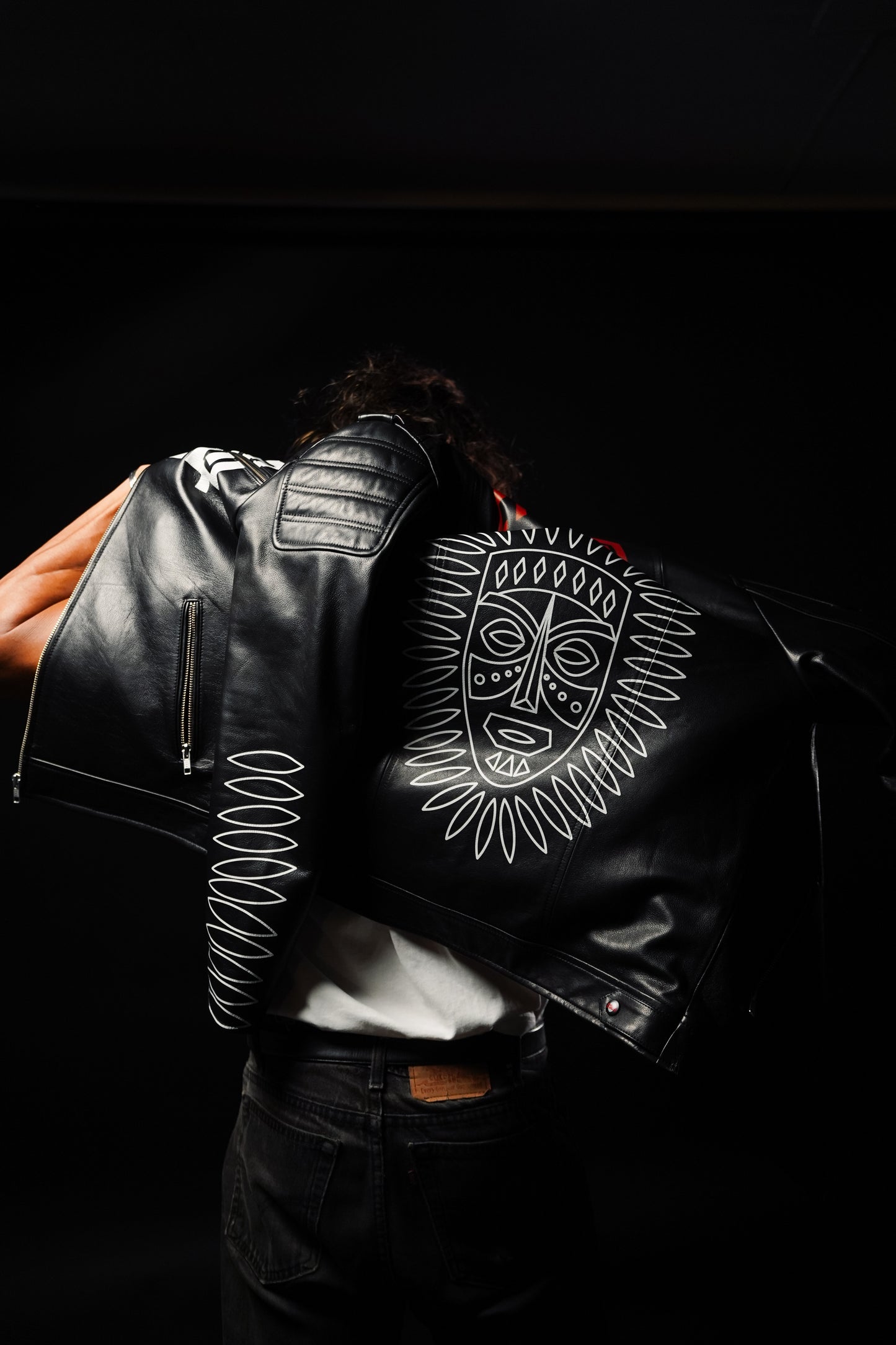 ETHNiQ Premium Logohead Leather Jacket (PRE-ORDER AVAILABLE)