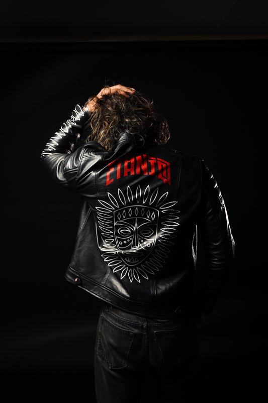 ETHNiQ Premium Logohead Leather Jacket (PRE-ORDER AVAILABLE)