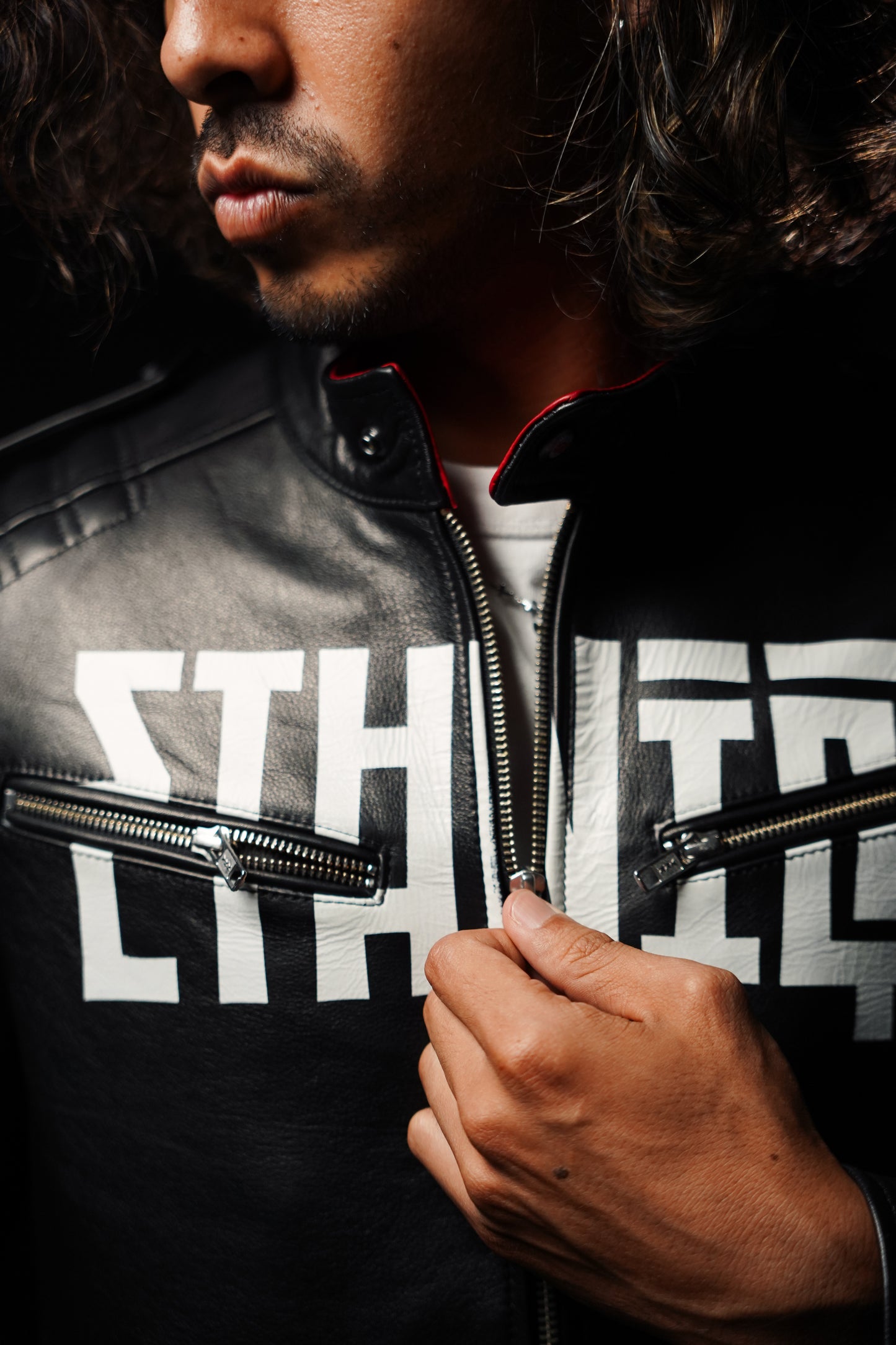 ETHNiQ Premium Logohead Leather Jacket (PRE-ORDER AVAILABLE)